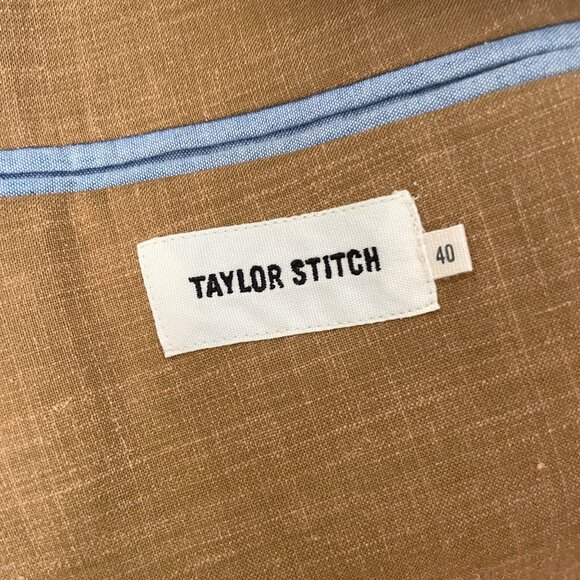 LIKE NEW | Taylor Stitch The Telegraph Blazer in British Khaki - Picture 3 of 6